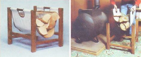Mother's Firewood Carrier and Crib Image